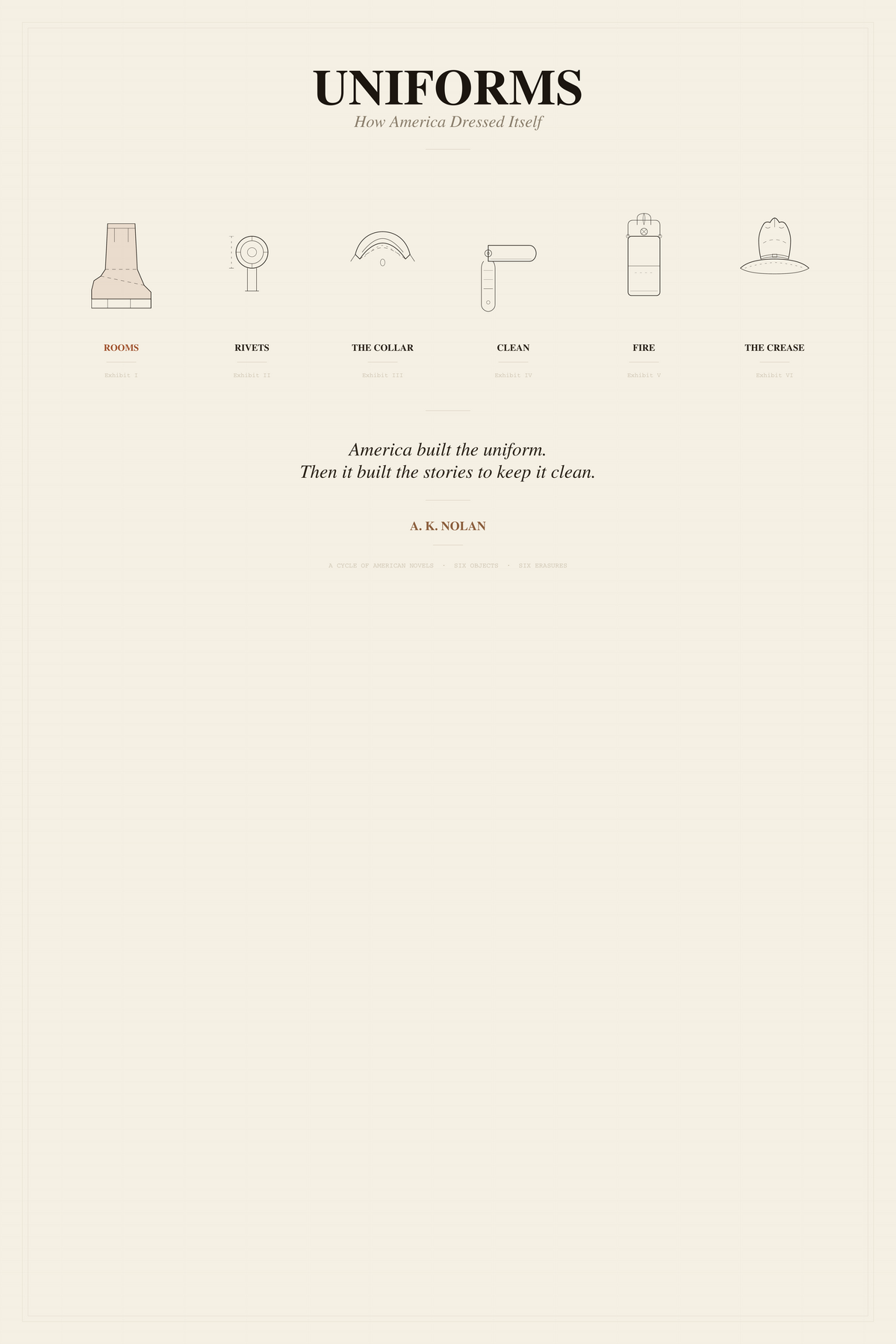 UNIFORMS: How America Dressed Itself — Series Poster